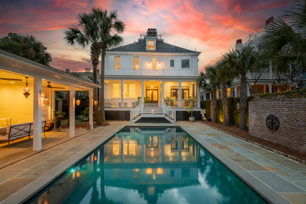 Luxury real estate twilight photography